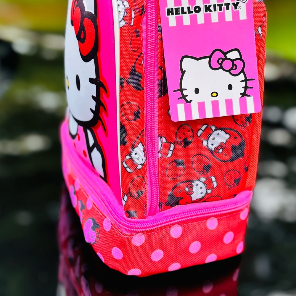 Hello Kitty Pink and Red Backpack - Picture 3 of 8